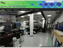 Tablet Screenshot of levylab.org